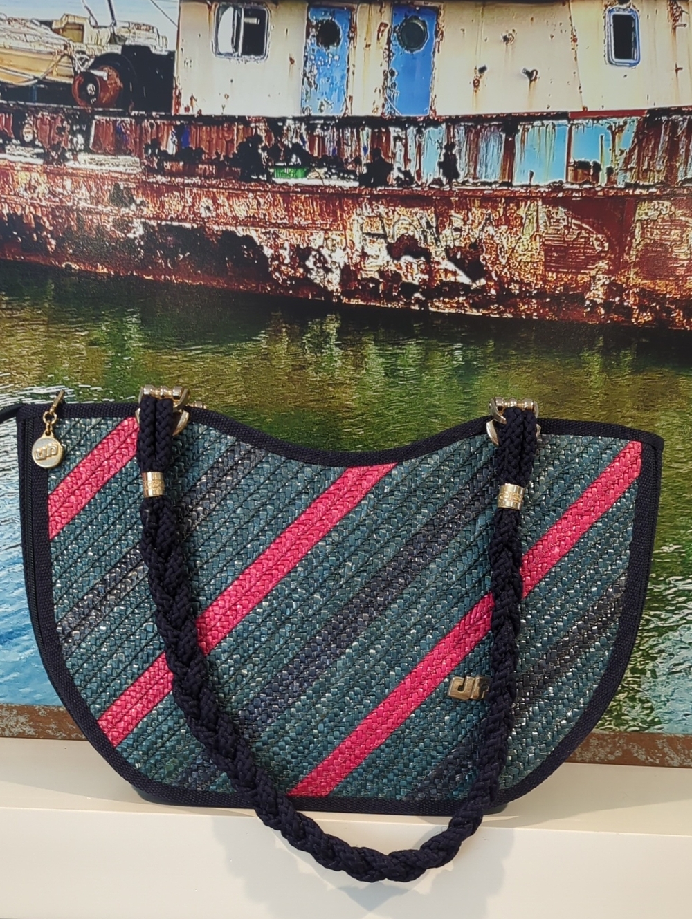 Pier Giorgio Italy Straw Bag